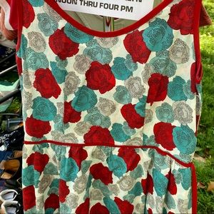 Retro flowered dress ModCloth Heartbreaker